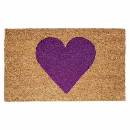 Calloway Mills Entrance Mat, Coir, Natural, Red 106771729